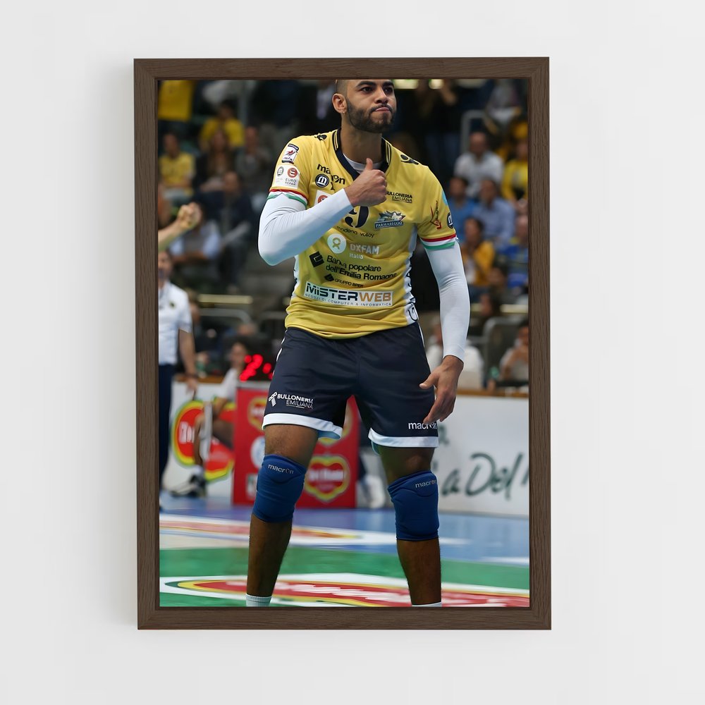 Poster Earvin ngapeth – affiche Volleyball (vue 5)